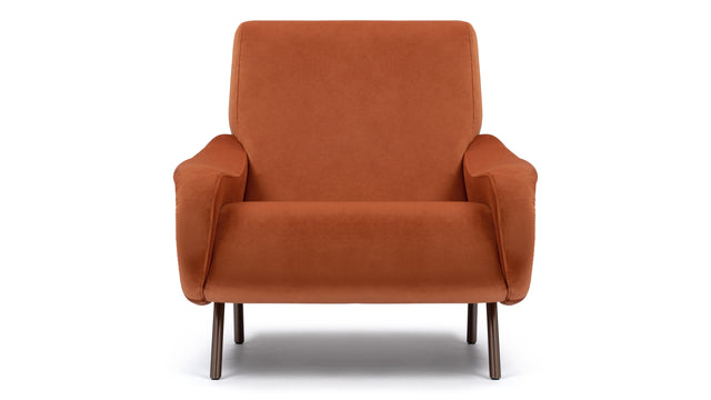 Lady - Lady Armchair, Apricot Velvet