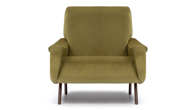 Lady - Lady Armchair, Olive Gold Velvet