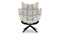 Buccia - Buccia High Back Lounge Chair, Wheat Gray Cashmere Wool