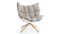 Husk - Husk Lounge Chair, Wheat Gray Cashmere Wool