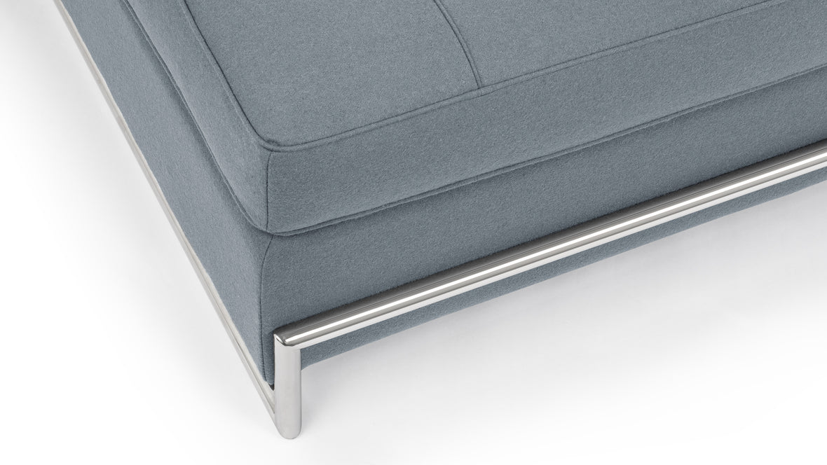 Ennis - Ennis Daybed, Blue Gray Wool