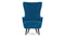 Islay - Islay Wingback Chair, Indigo Blue Wool