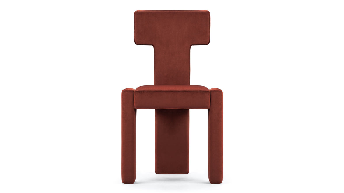 Vesper - Vesper Side Chair, Cinnamon Velvet