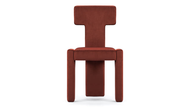 Vesper - Vesper Side Chair, Cinnamon Velvet