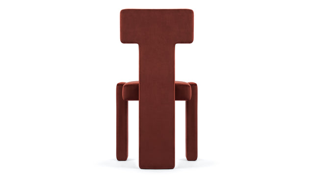 Vesper - Vesper Side Chair, Cinnamon Velvet