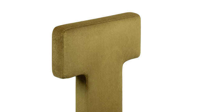 Vesper - Vesper Side Chair, Olive Gold Velvet