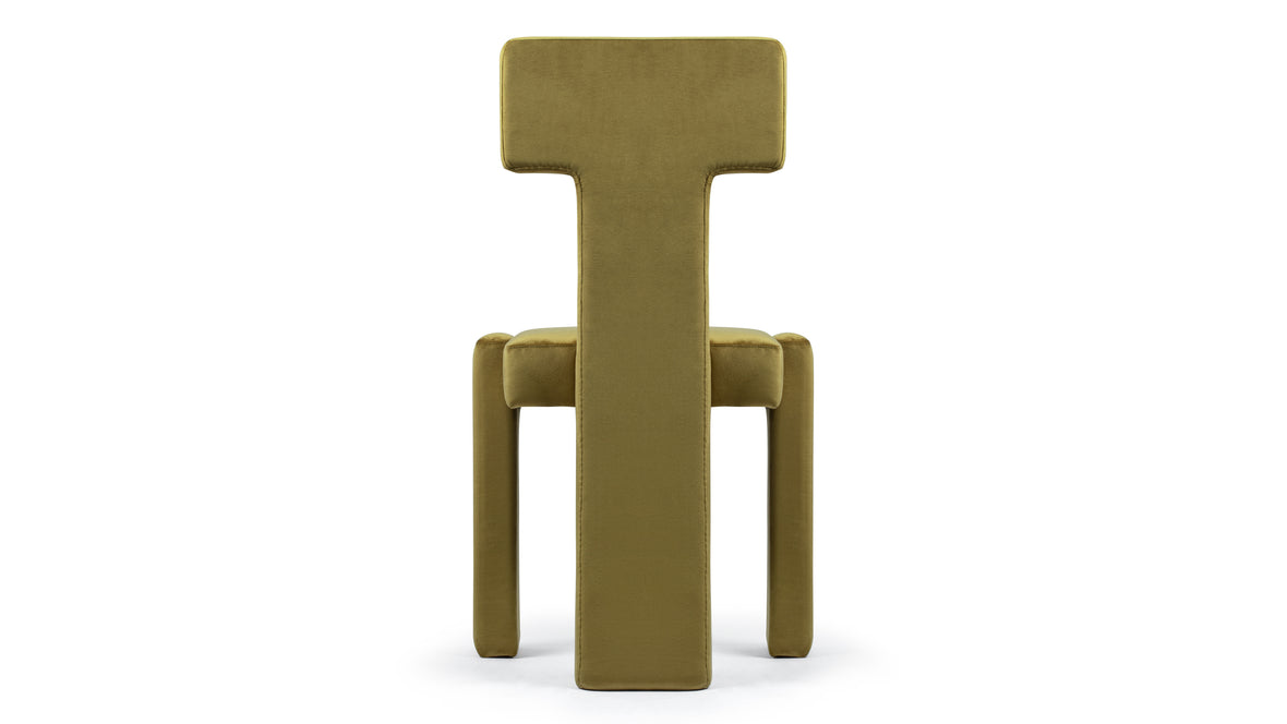 Vesper - Vesper Side Chair, Olive Gold Velvet