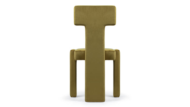 Vesper - Vesper Side Chair, Olive Gold Velvet