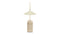 Audo - Audo Table Lamp, Beige and Travertine