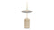 Audo - Audo Table Lamp, Beige and Travertine