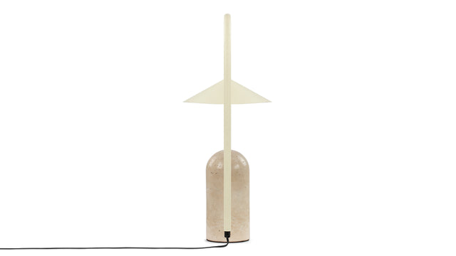 Audo - Audo Table Lamp, Beige and Travertine