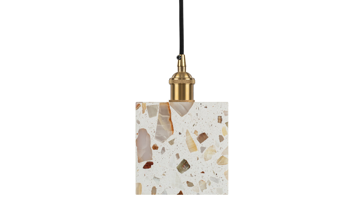 Juno - Juno Square Ceiling Light, Terrazzo