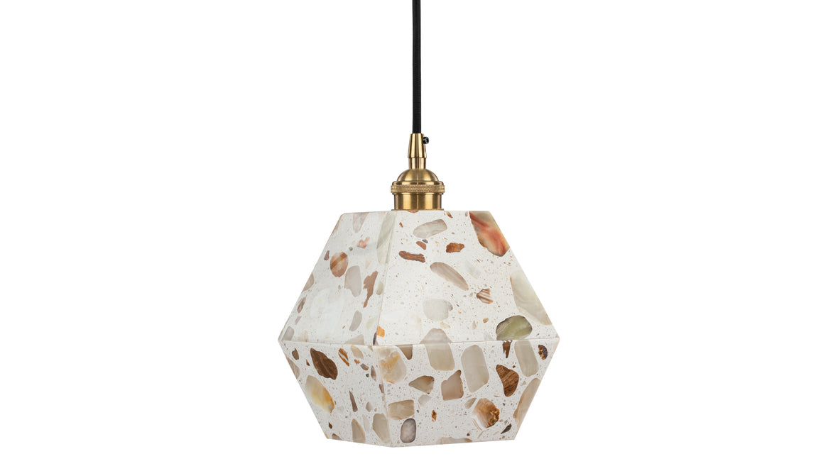 Juno - Juno Prism Ceiling Light, Terrazzo