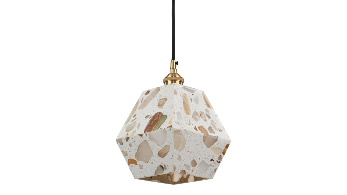 Juno - Juno Prism Ceiling Light, Terrazzo