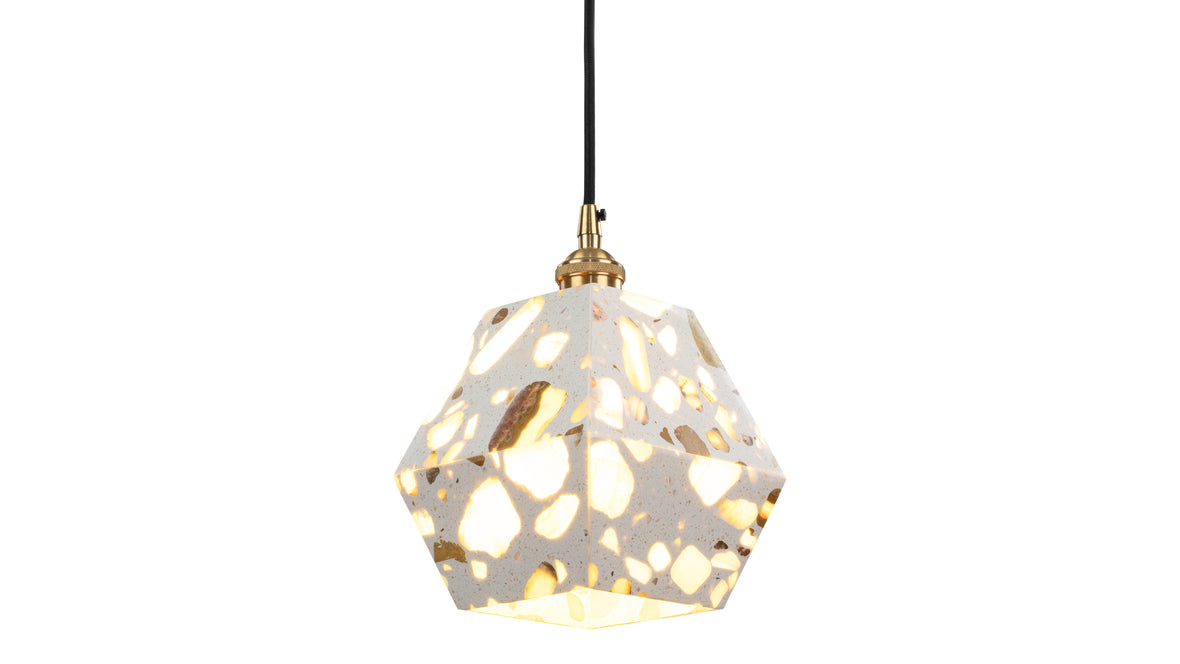 Juno - Juno Prism Ceiling Light, Terrazzo