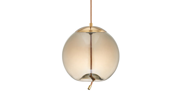 Geneva - Geneva Sphere Pendant, Amber Glass