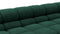 Tufty - Tufty Sectional, U Shape, Forest Green Chenille