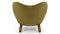 Pelican - Pelican Lounge Chair, Olive Gold Velvet