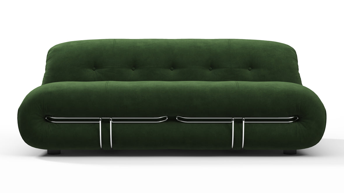 Soriana - Soriana Two Seater Sofa, Tarragon Suede