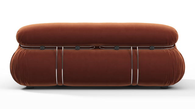 Soriana - Soriana Two Seater Sofa, Spice Velvet