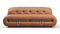 Soriana - Soriana Two Seater Sofa, Chestnut Vegan Leather