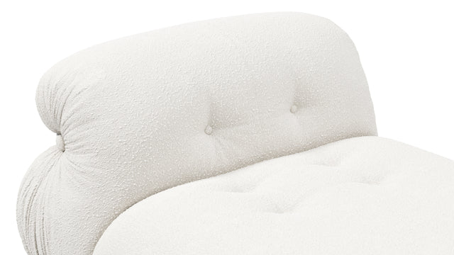 Soriana - Soriana Deep Lounge Chair, White Boucle