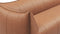 Bambole - Mario Bellini Bambole Three Seater Sofa, Chestnut Vegan Leather