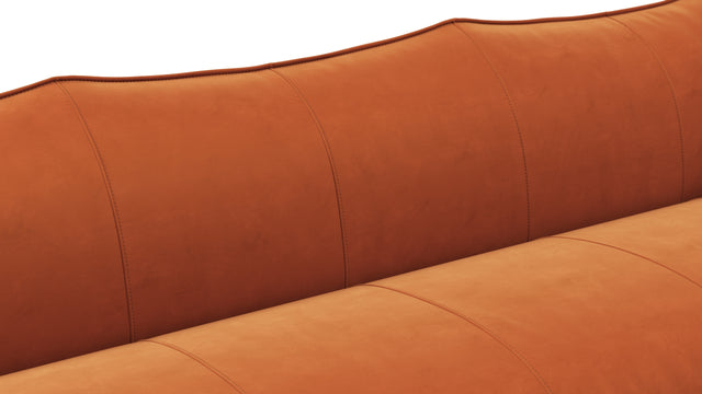 Bambole - Mario Bellini Bambole Three Seater Sofa, Apricot Velvet