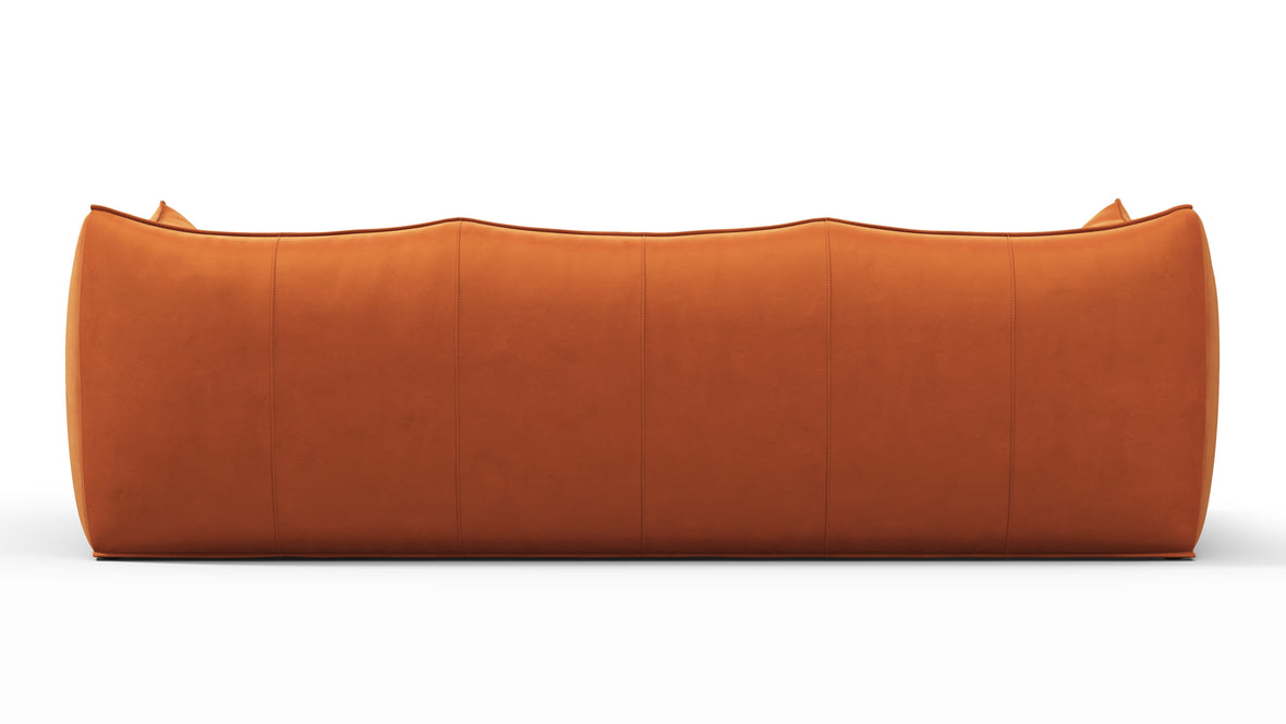 Bambole - Mario Bellini Bambole Three Seater Sofa, Apricot Velvet