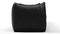 Leandro - Leandro Three Seater Sofa, Midnight Black Premium Leather