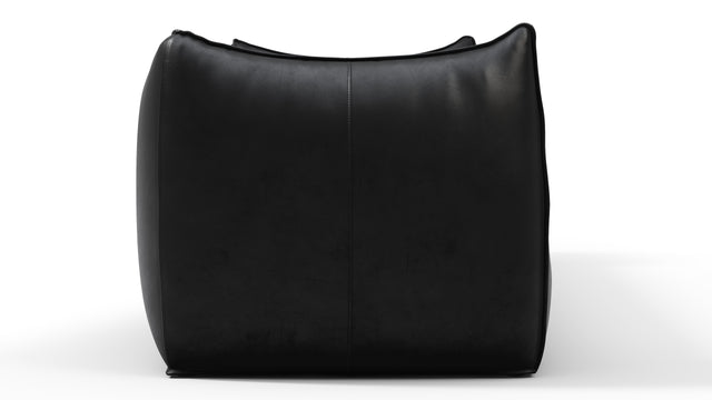 Bambole - Mario Bellini Bambole Three Seater Sofa, Midnight Black Premium Leather