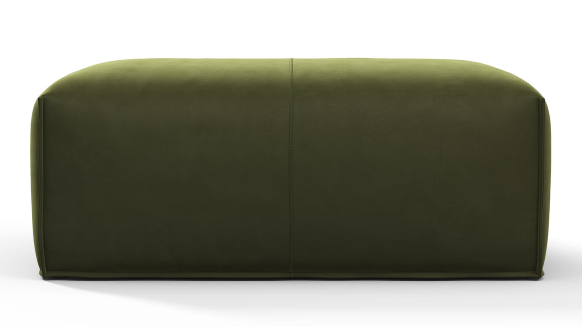 Bambole - Mario Bellini Bambole Ottoman, Thyme Luxe Velvet