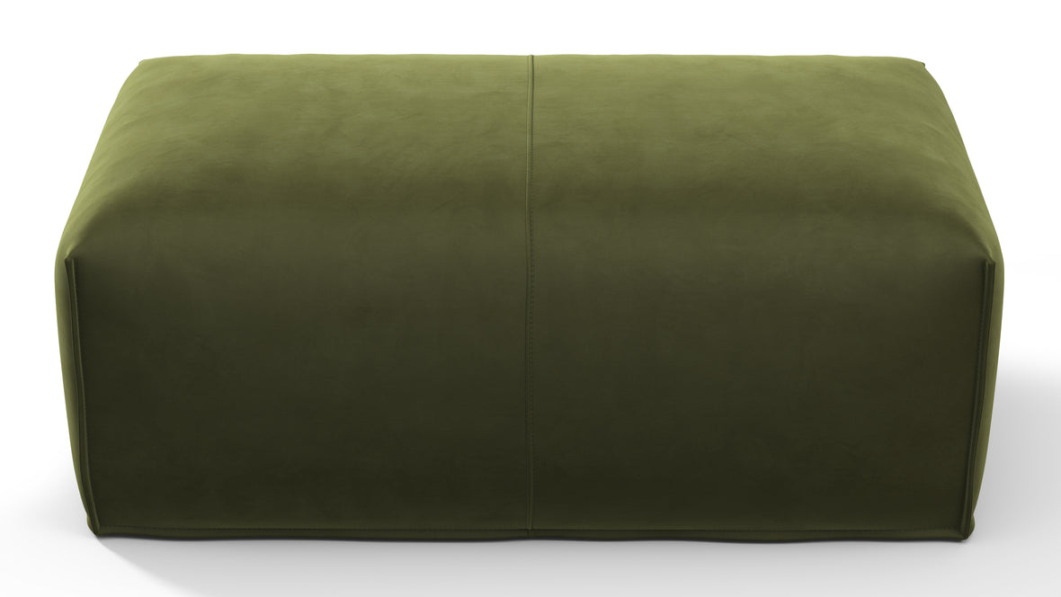 Bambole - Mario Bellini Bambole Ottoman, Thyme Luxe Velvet