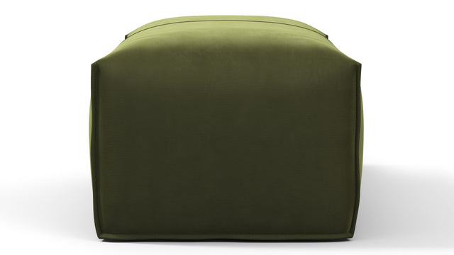 Bambole - Mario Bellini Bambole Ottoman, Thyme Luxe Velvet