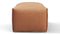 Bambole - Mario Bellini Bambole Ottoman, Chestnut Vegan Leather