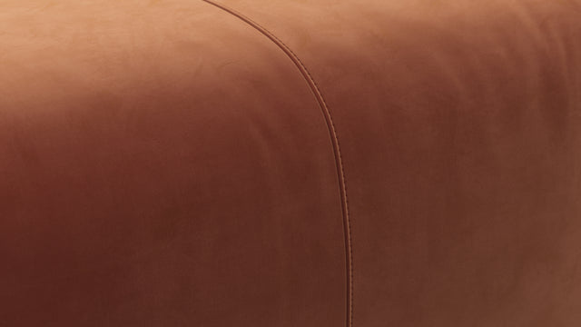 Bambole - Mario Bellini Bambole Ottoman, Spice Velvet