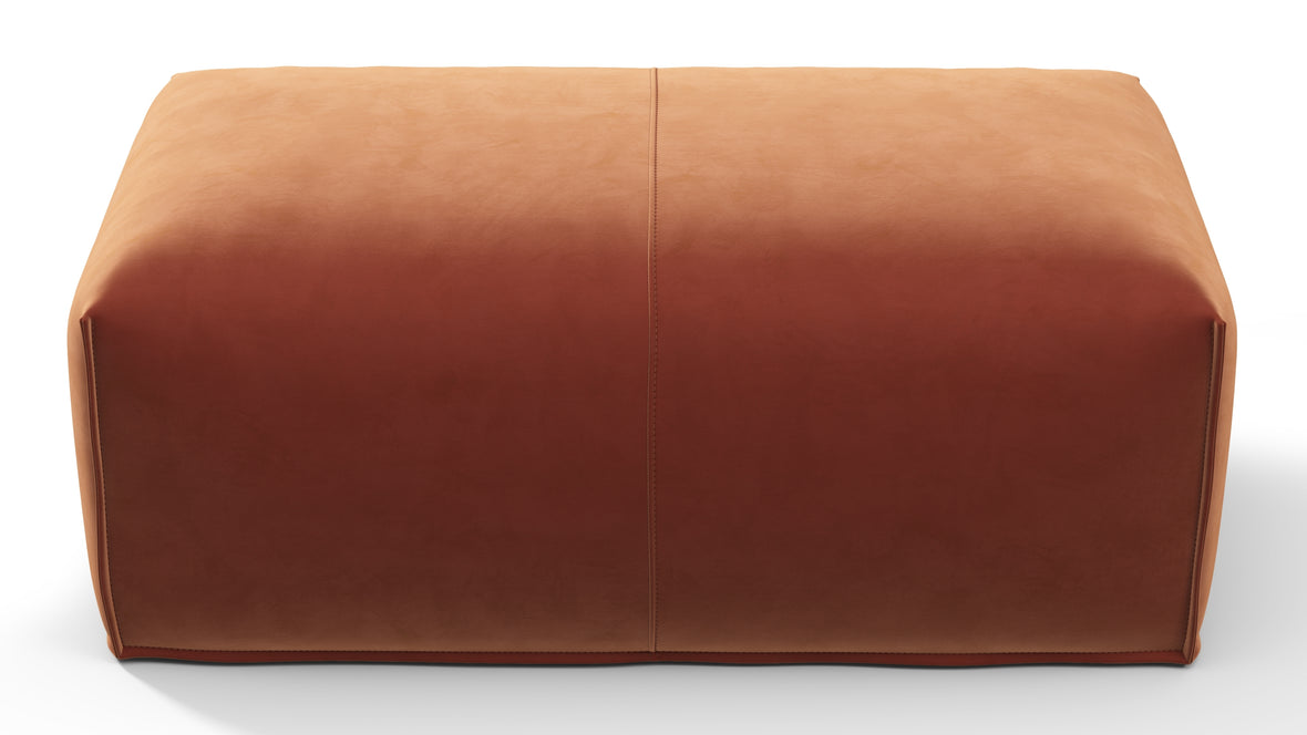 Bambole - Mario Bellini Bambole Ottoman, Spice Velvet