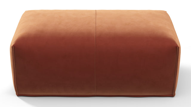 Leandro - Leandro Ottoman, Spice Velvet