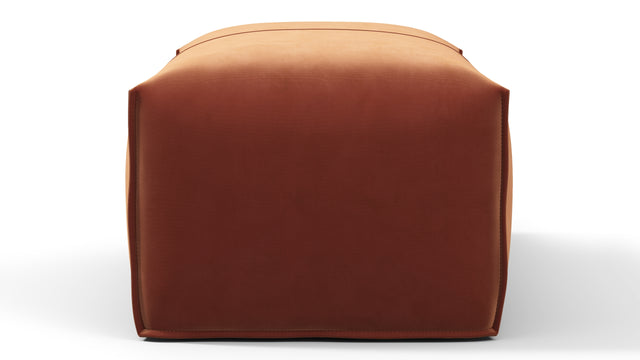 Leandro - Leandro Ottoman, Spice Velvet