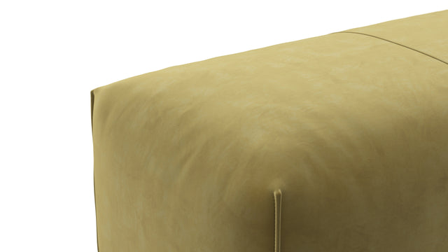 Bambole - Mario Bellini Bambole Ottoman, Olive Gold Velvet