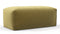 Leandro - Leandro Ottoman, Olive Gold Velvet