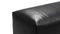 Bambole - Mario Bellini Bambole Ottoman, Midnight Black Premium Leather