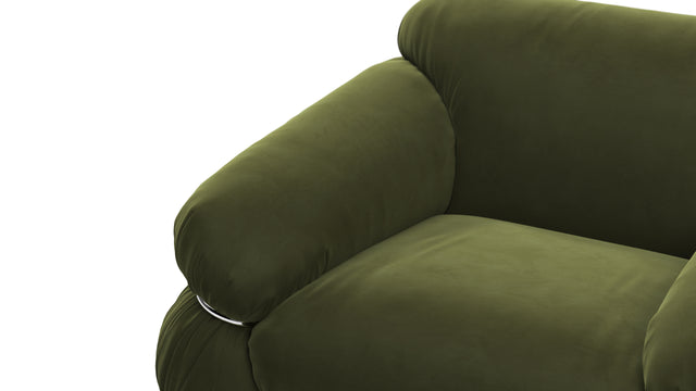 Sesann - Sesann Lounge Chair, Thyme Luxe Velvet