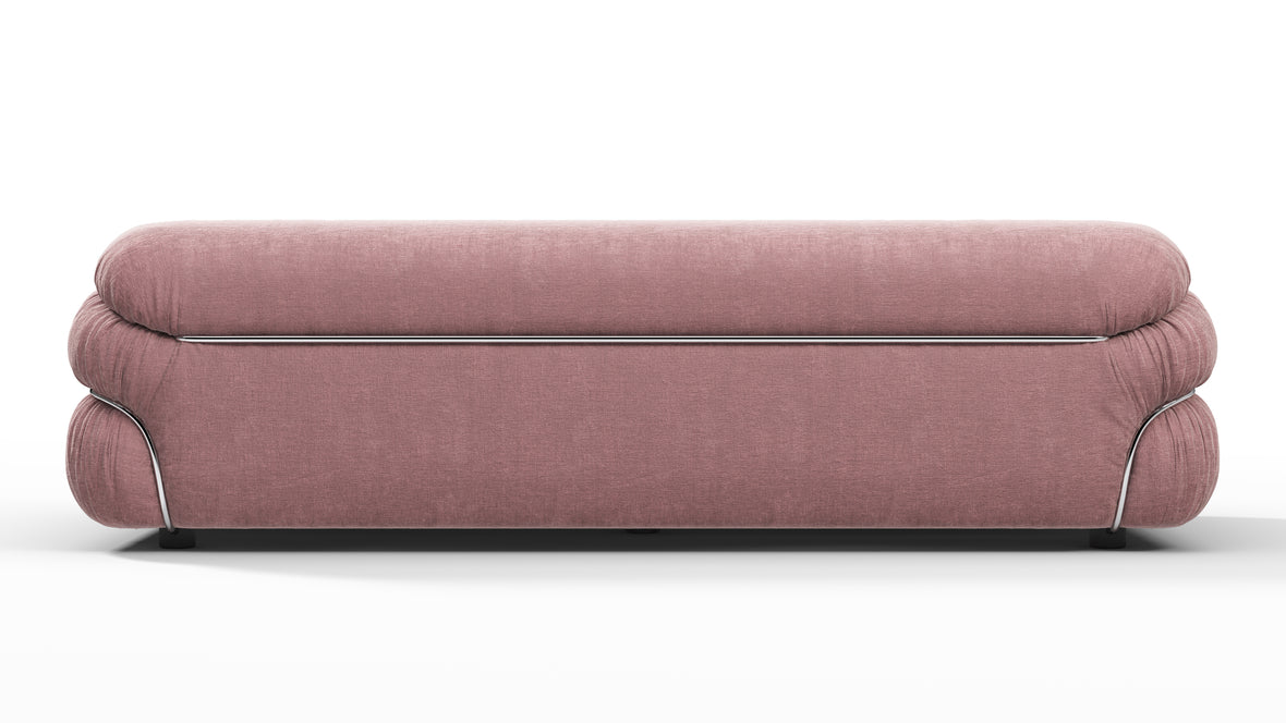 Sesann - Sesann Three Seater Sofa, Dusty Pink Chenille