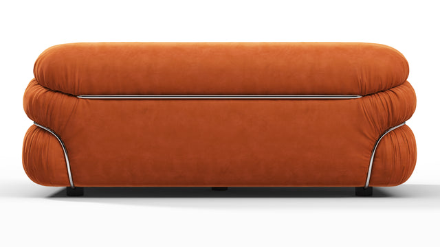 Sesann - Sesann Two Seater Sofa, Apricot Velvet