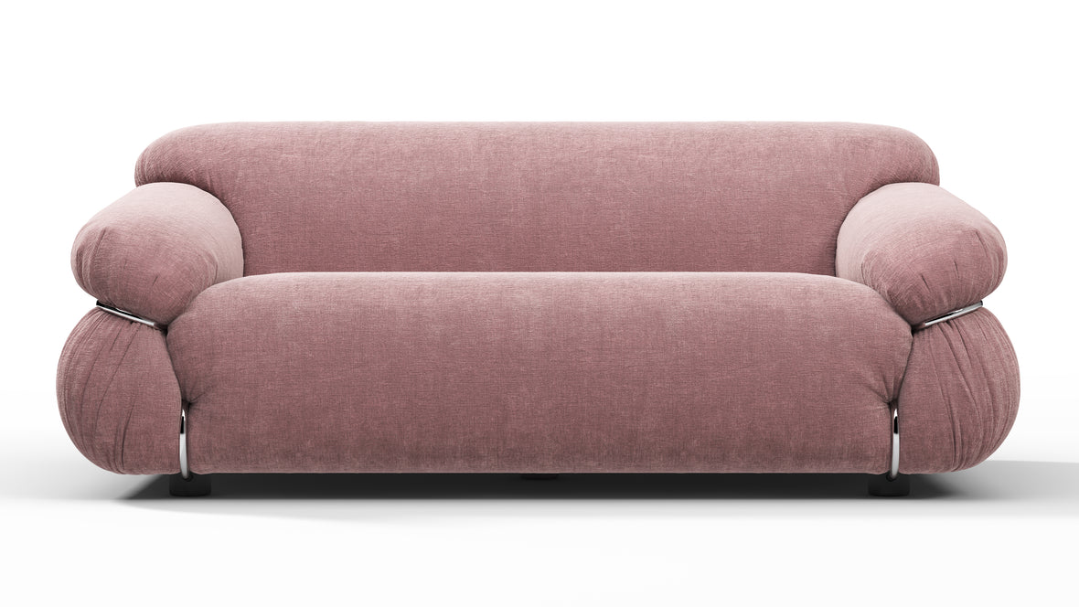 Sesann - Sesann Two Seater Sofa, Dusty Pink Chenille