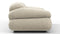 Sesann - Sesann Two Seater Sofa, Eggshell Vegan Suede