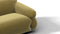 Sesann - Sesann Two Seater Sofa, Olive Gold Velvet