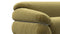 Sesann - Sesann Two Seater Sofa, Olive Gold Velvet