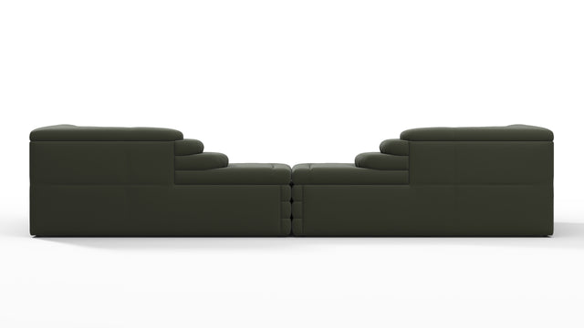 Terrazza - Terrazza Sofa Combination, Army Green Vegan Leather